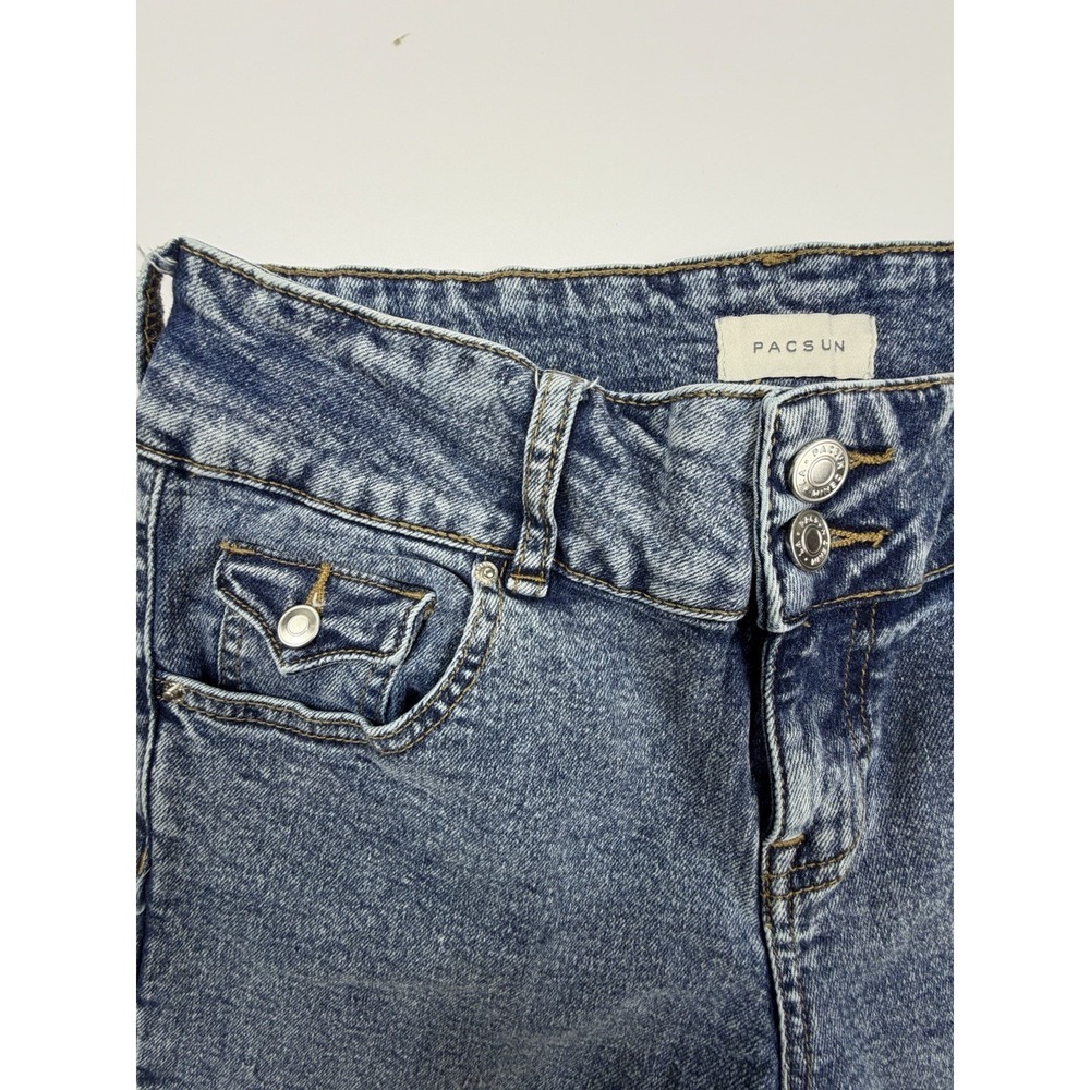 PacSun Low Rise Bootcut Jeans Womens Size 27 Stretch Medium Wash Denim - Picture 2 of 11